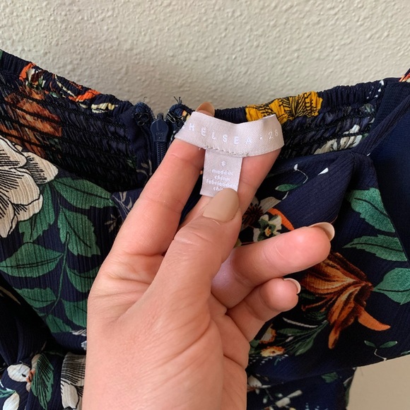 Chelsea28 Floral Print Jumpsuit - Picture 6 of 7